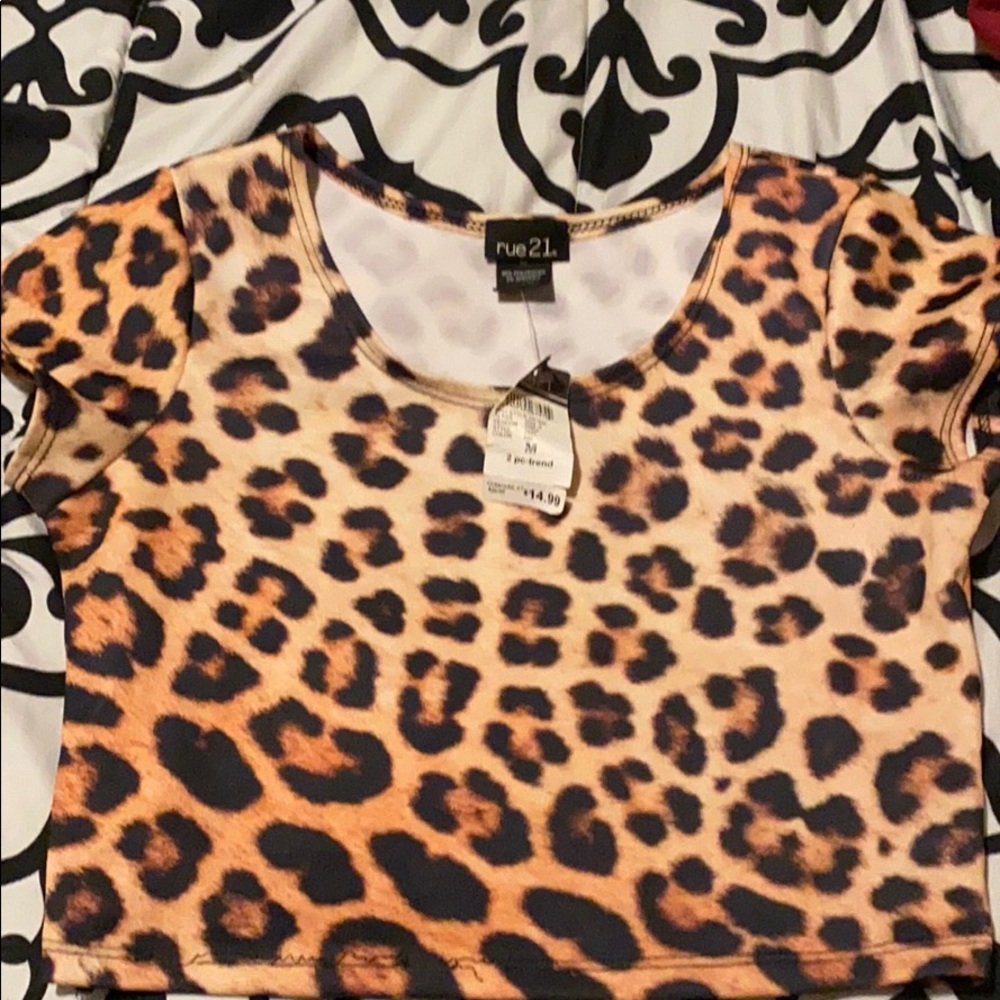 Animal print halter!